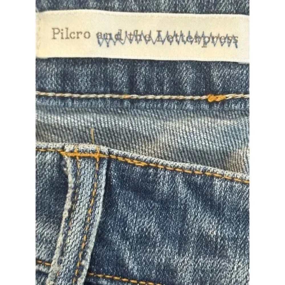 Anthropologie Pilcro Hyphen Bejeweled Rhinestone Jeans 26 - Picture 7 of 8